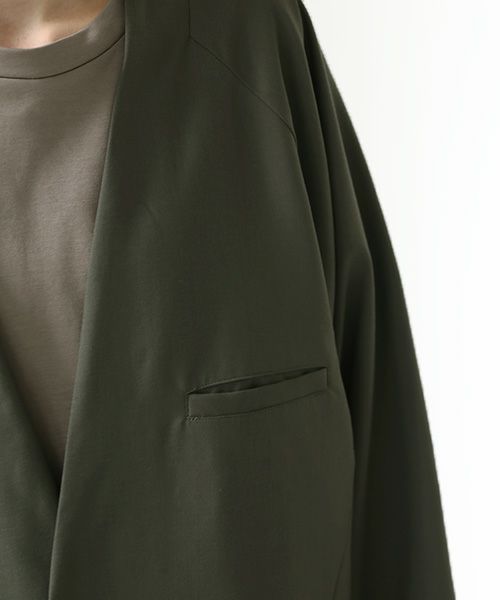 VU.ヴウ.no collar jacket vu-s12-j13[KHAKI]_