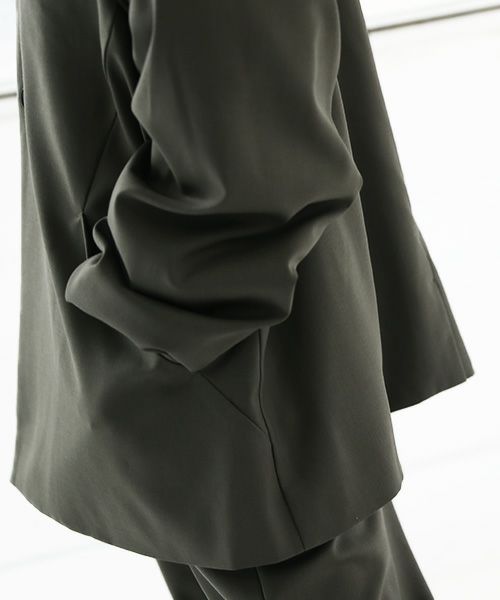 VU.ヴウ.no collar jacket vu-s12-j13[KHAKI]_