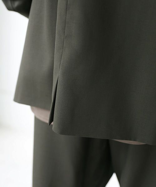 VU.ヴウ.no collar jacket vu-s12-j13[KHAKI]_