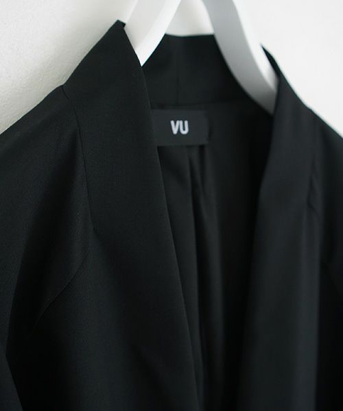 VU.ヴウ.no collar jacket vu-s12-j13[BLACK]