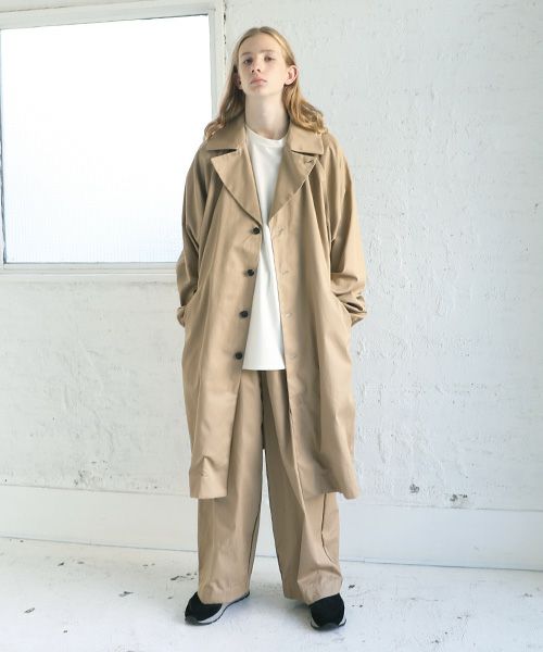 VU.ヴウ.wide coat vu-s12-b15[BEIGE]