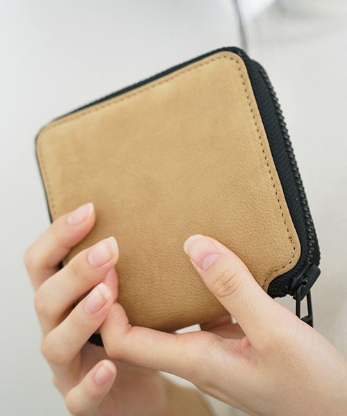 macromauro×Palm maison.マクロマウロ×パームメゾン.【別注】original goat wallet[beige]_