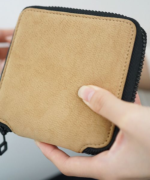 macromauro×Palm maison.マクロマウロ×パームメゾン.【別注】original goat wallet[beige]_