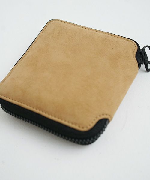 macromauro×Palm maison.マクロマウロ×パームメゾン.【別注】original goat wallet[beige]_