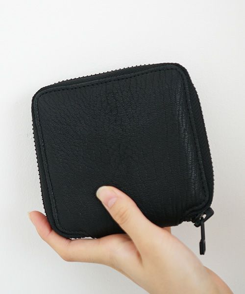 macromauro×Palm maison.マクロマウロ×パームメゾン.【別注】original goat wallet[black]_