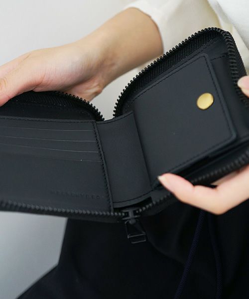 macromauro×Palm maison.マクロマウロ×パームメゾン.【別注】original goat wallet[black]_