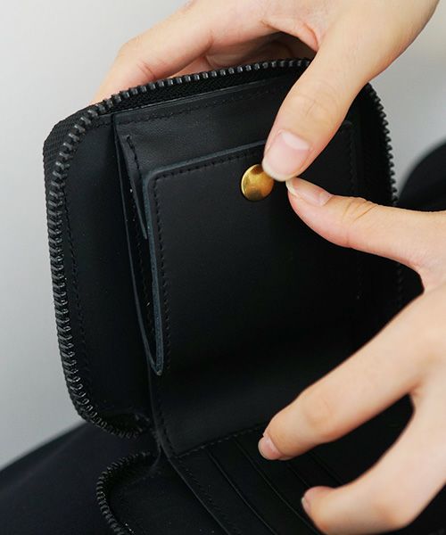 macromauro×Palm maison.マクロマウロ×パームメゾン.【別注】original goat wallet[black]_