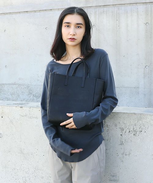 nejicommu.ネジコミュ.SMALL TOTE [BLACK]_