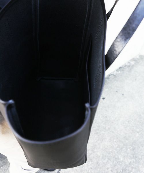 nejicommu.ネジコミュ.SMALL TOTE [BLACK]_