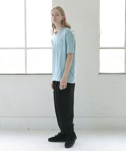 suzuki takayuki.スズキタカユキ.pocket t-shirt[S212-01/spray green]