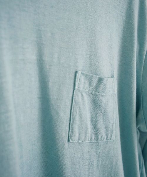 suzuki takayuki.スズキタカユキ.pocket t-shirt[S212-01/spray green]