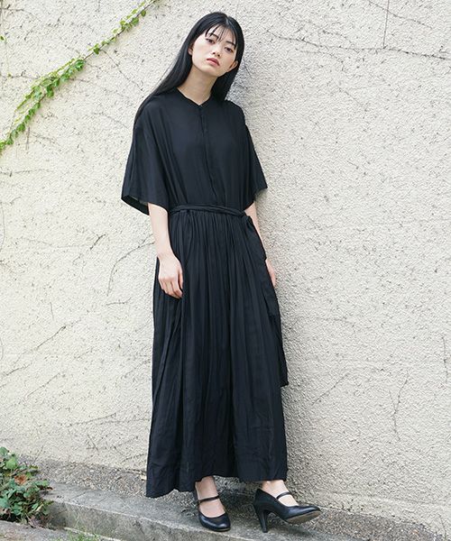 suzuki takayuki, スズキタカユキ, pullover dress [S211-21/black]