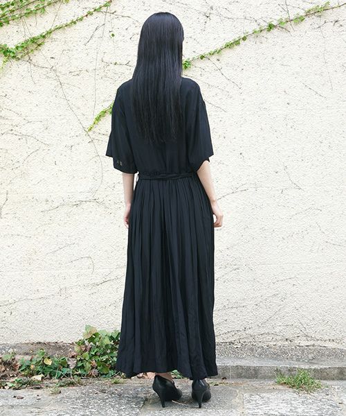 suzuki takayuki.スズキタカユキ.pullover dress [S211-21/black]