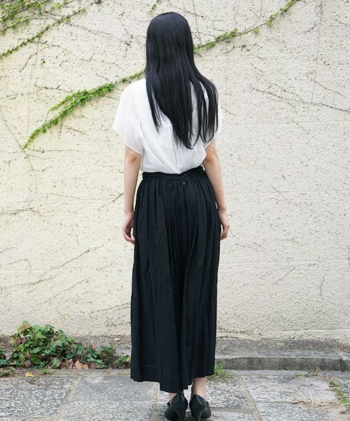suzuki takayuki.スズキタカユキ.culotte pants [S211-28/black]
