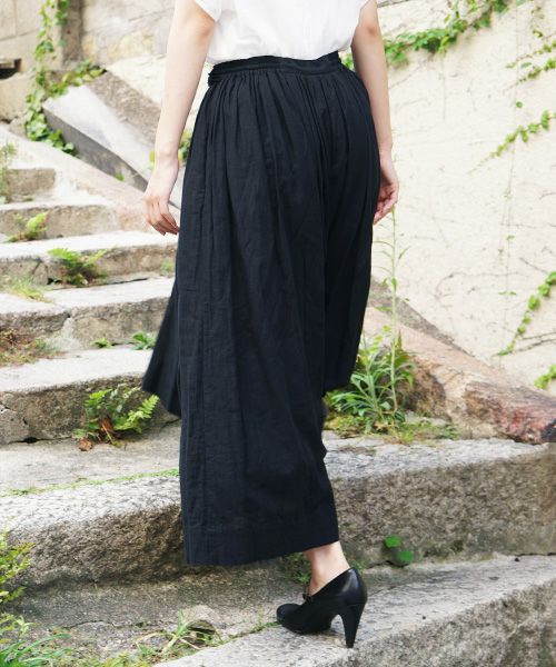 suzuki takayuki スズキタカユキ culotte pants [S211-28/black]