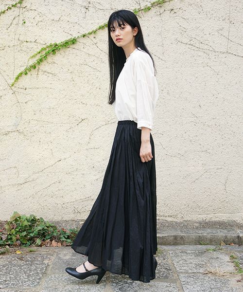 suzuki takayuki スズキタカユキ long skirt [S211-32/black]