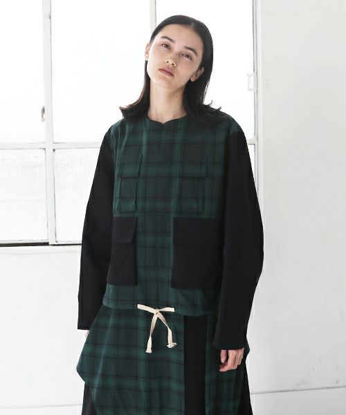 ohta オオタ.check short jacket [jk-46C]