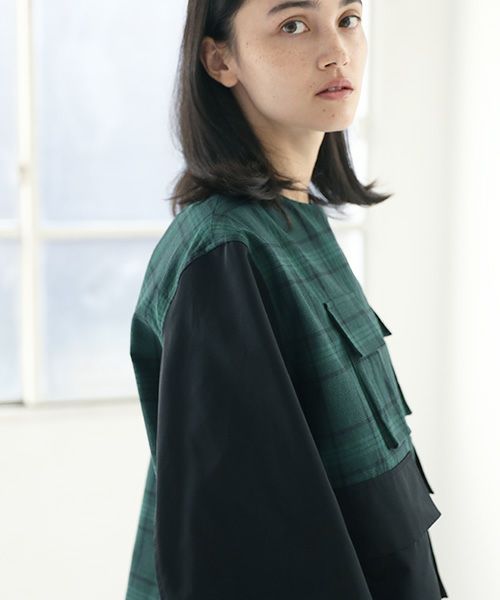 ohta オオタ.check short jacket [jk-46C]