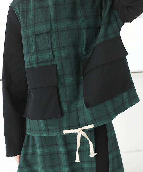 ohta オオタ.check short jacket [jk-46C]