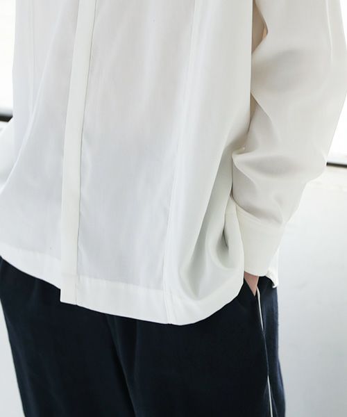 ohta オオタ.white wide shirts  [st-52W]
