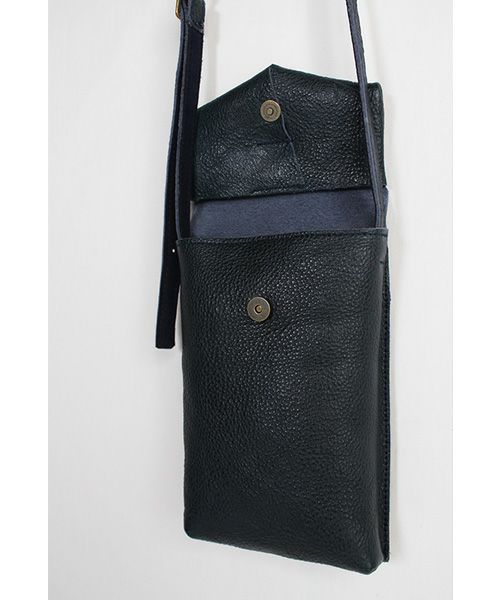 ohta オオタ.navy slim letter bag  [ac-21N4]