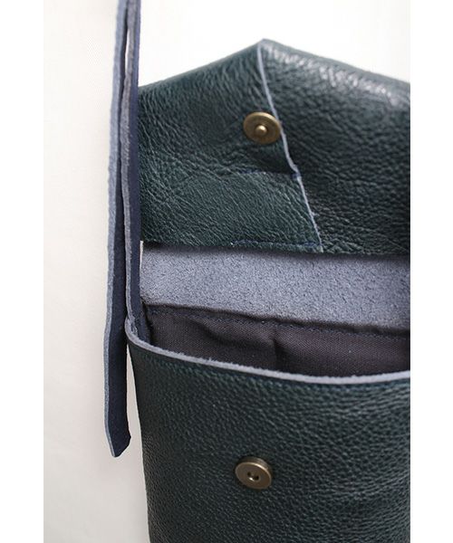 ohta オオタ.navy slim letter bag  [ac-21N4]