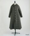 Mochi.モチ.quilted hood coat[ma9-co-01/khaki]_
