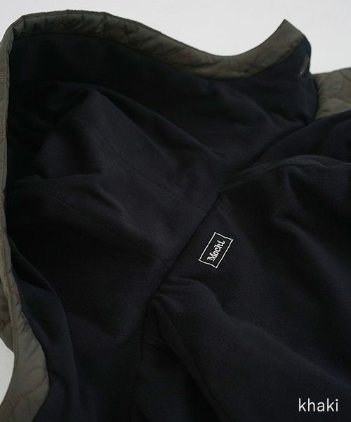 Mochi.モチ.quilted hood coat[ma9-co-01/khaki]_