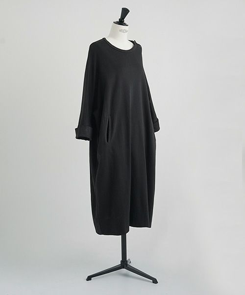 Mochi / home&miles.モチ / ホーム＆マイルズ.dolman one piece [charcoal grey]