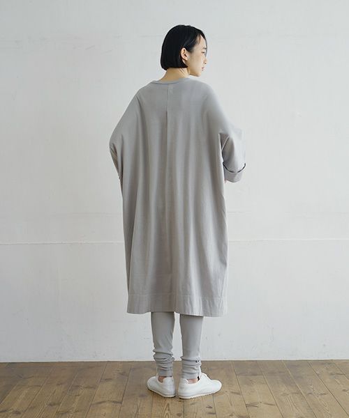 Mochi / home&miles.モチ / ホーム＆マイルズ.dolman one piece [grey fog]