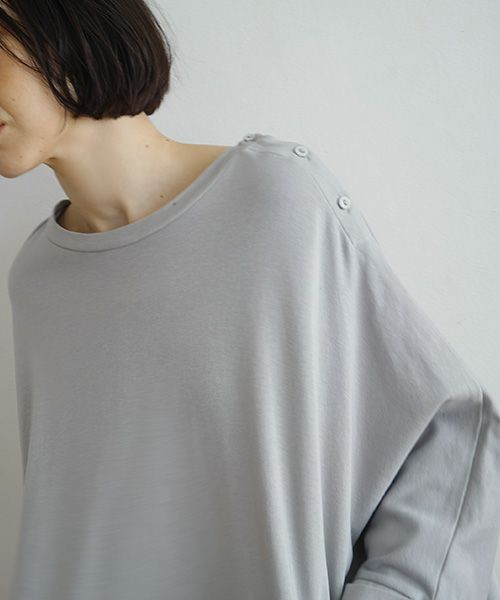 Mochi / home&miles.モチ / ホーム＆マイルズ.dolman one piece [grey fog]