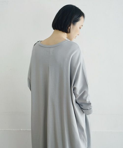 Mochi / home&miles.モチ / ホーム＆マイルズ.dolman one piece [grey fog]