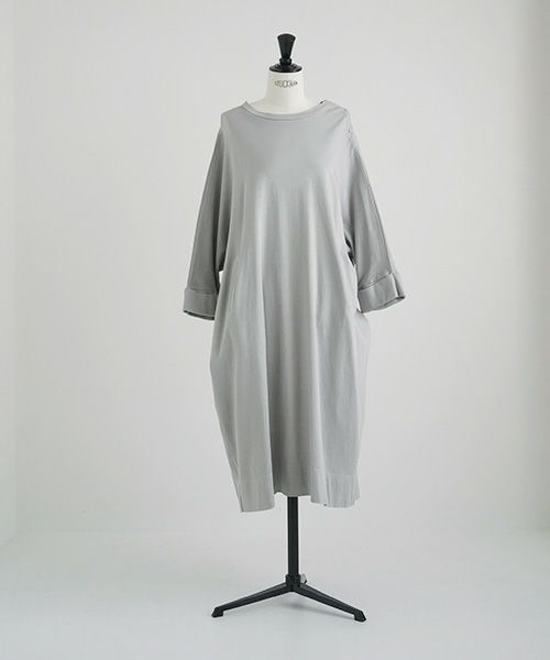 Mochi / home&miles.モチ / ホーム＆マイルズ.dolman one piece [grey fog]