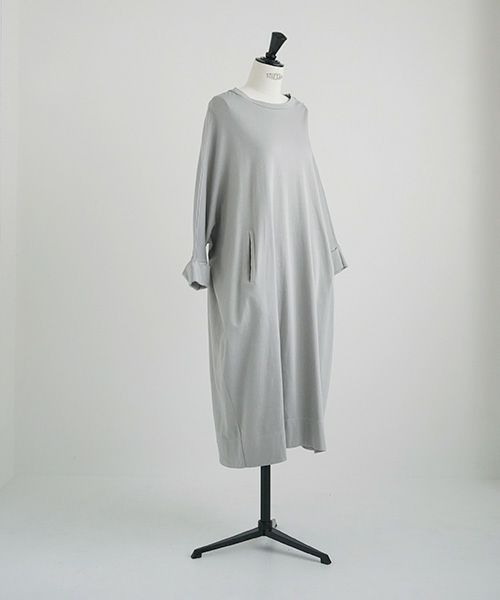 Mochi / home&miles.モチ / ホーム＆マイルズ.dolman one piece [grey fog]