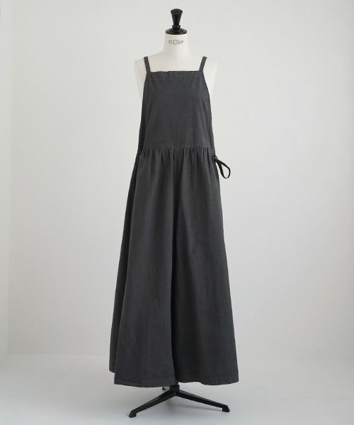 Mochi / home&miles.モチ / ホーム＆マイルズ.apron salopette [charcoal grey]