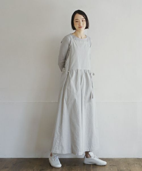 Mochi / home&miles.モチ / ホーム＆マイルズ.apron salopette [grey fog]