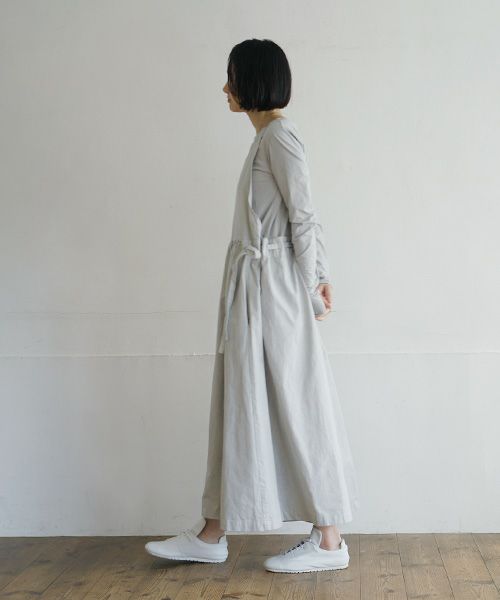 Mochi / home&miles.モチ / ホーム＆マイルズ.apron salopette [grey fog]