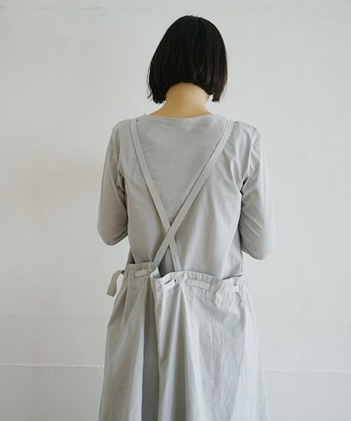 Mochi / home&miles.モチ / ホーム＆マイルズ.apron salopette [grey fog]