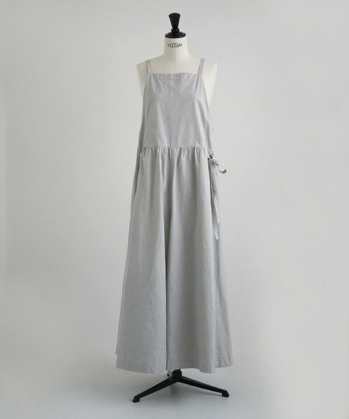 Mochi / home&miles.モチ / ホーム＆マイルズ.apron salopette [grey fog]
