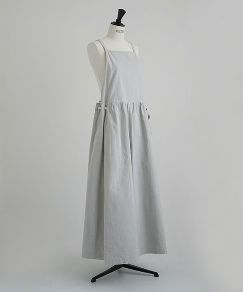 Mochi / home&miles.モチ / ホーム＆マイルズ.apron salopette [grey fog]
