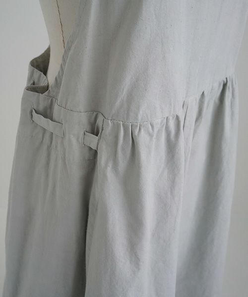 Mochi / home&miles.モチ / ホーム＆マイルズ.apron salopette [grey fog]