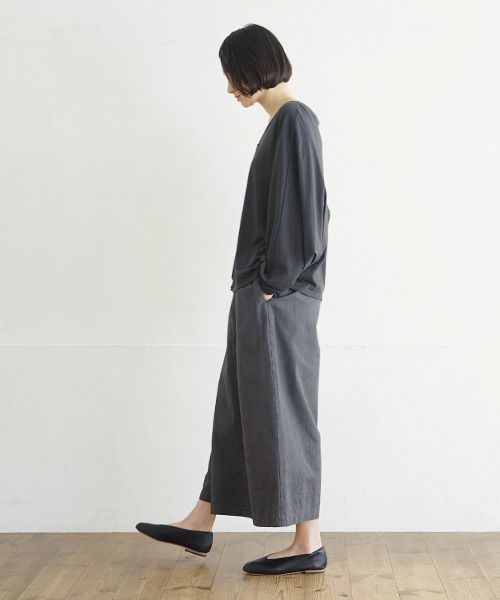 Mochi / home&miles.モチ / ホーム＆マイルズ.dolman sleeve cardigan [charcoal grey]