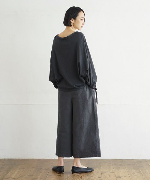 Mochi / home&miles.モチ / ホーム＆マイルズ.dolman sleeve cardigan [charcoal grey]