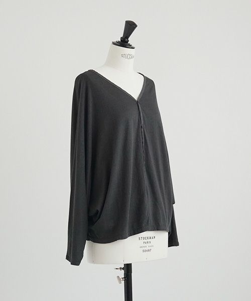 Mochi / home&miles.モチ / ホーム＆マイルズ.dolman sleeve cardigan [charcoal grey]