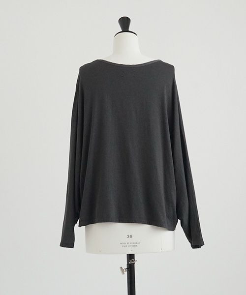 Mochi / home&miles.モチ / ホーム＆マイルズ.dolman sleeve cardigan [charcoal grey]