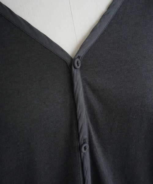 Mochi / home&miles.モチ / ホーム＆マイルズ.dolman sleeve cardigan [charcoal grey]