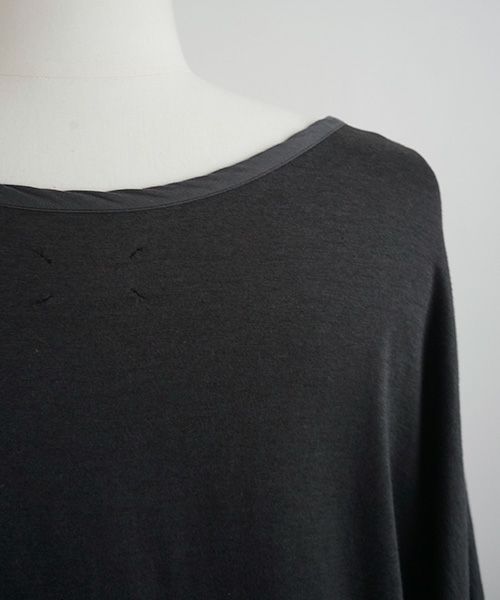 Mochi / home&miles.モチ / ホーム＆マイルズ.dolman sleeve cardigan [charcoal grey]