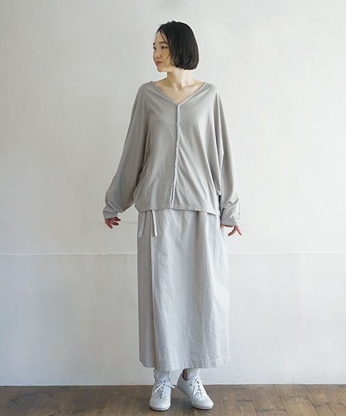 Mochi / home&miles.モチ / ホーム＆マイルズ.dolman sleeve cardigan[grey fog]