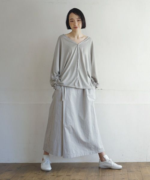 Mochi / home&miles.モチ / ホーム＆マイルズ.dolman sleeve cardigan[grey fog]