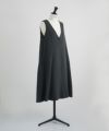 Mochi / home&miles.モチ / ホーム＆マイルズ.v-neck one piece [charcoal grey]